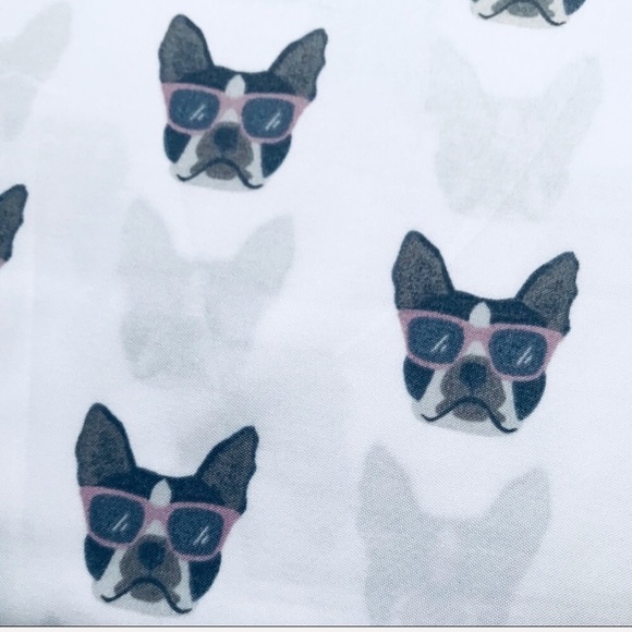 Cynthia Rowley Frenchie Gotta Have Shades Sheets - Picture 4 of 8